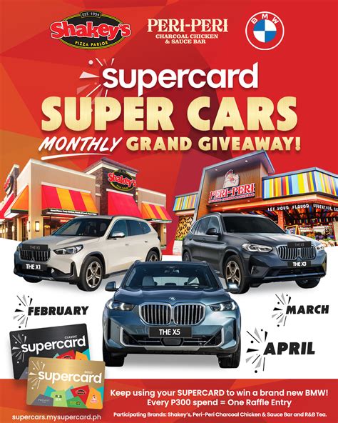 shakey's raffle draw|Win a NEW BMW X1 this February! .